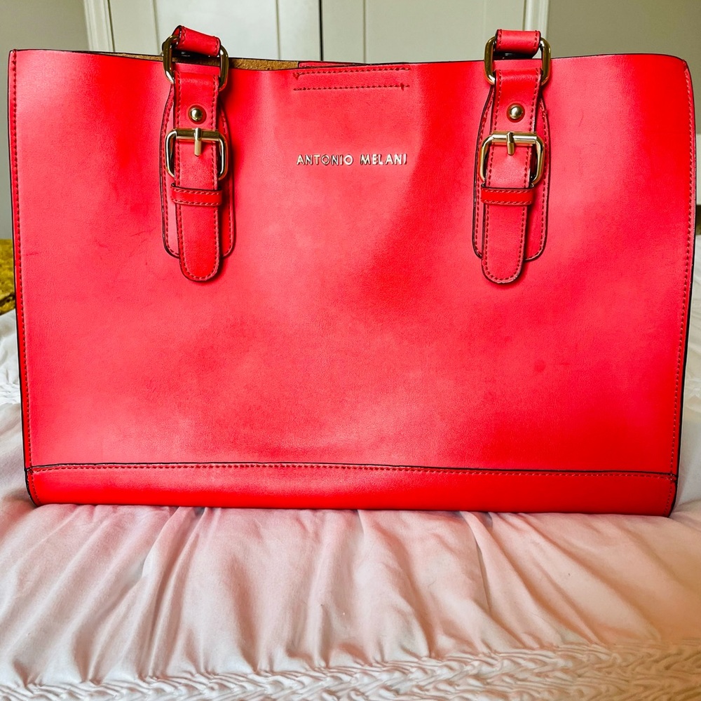 Antonio Melani Neon Red Orange Bag